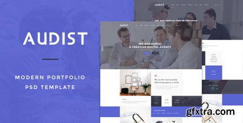 ThemeForest - Audist - Modern Portfolio PSD Template 13104730