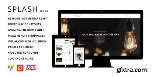 ThemeForest - Splash v2.3 - Multipurpose Wordpress Theme - 8337441