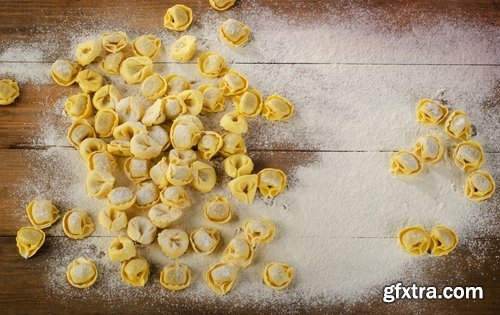 Collection ravioli dough dumplings flour products 25 HQ Jpeg