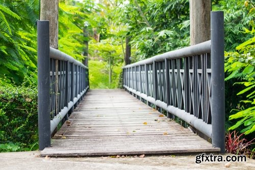 Collection of support rope suspension bridge crossing of the valley the canyon 25 HQ Jpeg