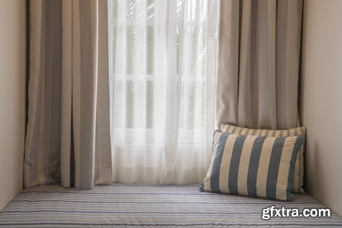 Collection curtainsider curtains drape the interior of a bedroom 25 HQ Jpeg