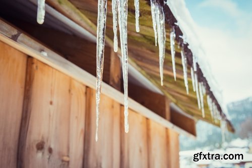 Collection Icicle frozen water roof 25 HQ Jpeg