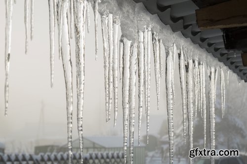 Collection Icicle frozen water roof 25 HQ Jpeg