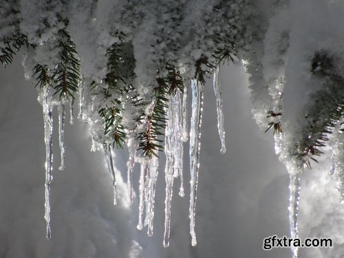 Collection Icicle frozen water roof 25 HQ Jpeg