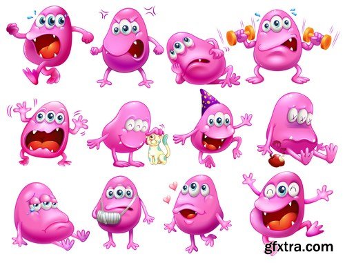 Cartoon Expressions & Emotions - 10xEPS