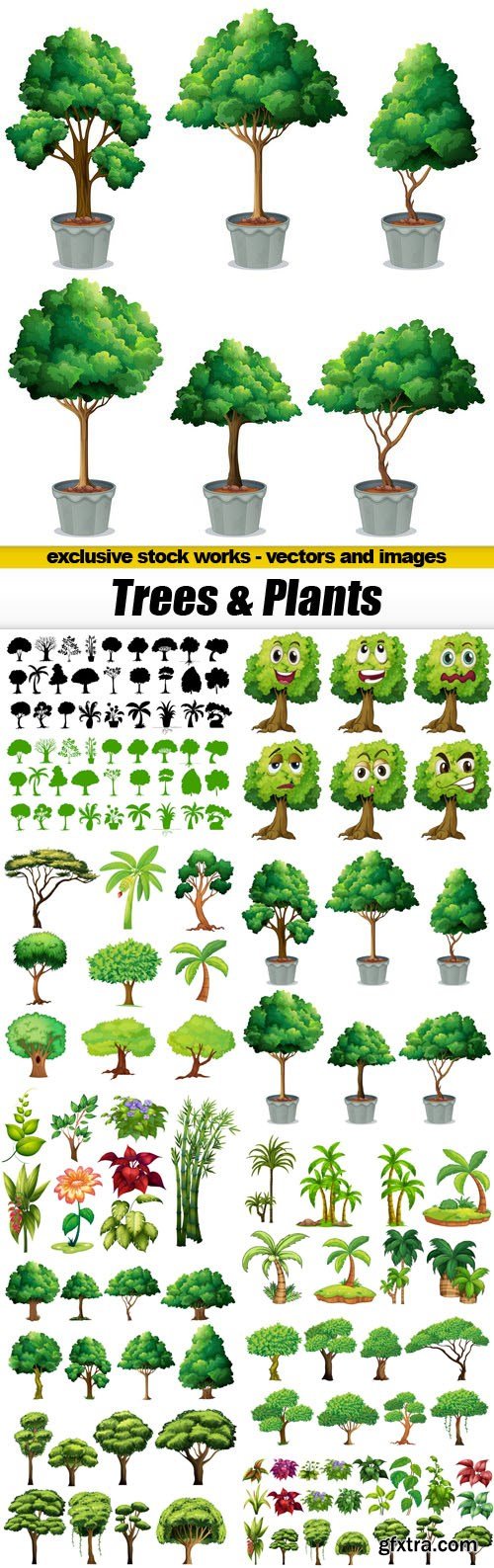 Trees & Plants - 10xEPS