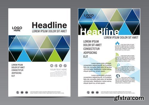 Corporate Templates of Brochures 15 - 25xEPS