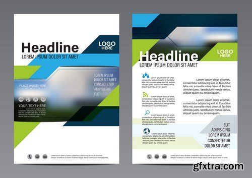 Corporate Templates of Brochures 15 - 25xEPS