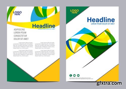 Corporate Templates of Brochures 15 - 25xEPS