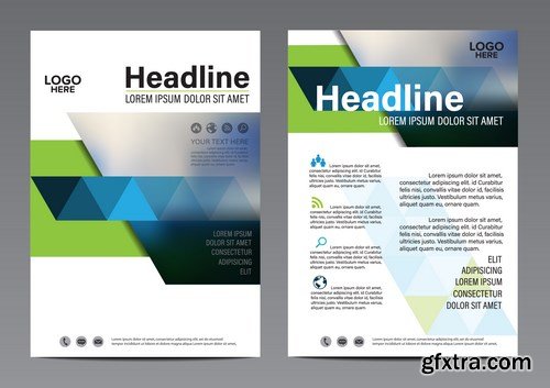 Corporate Templates of Brochures 15 - 25xEPS