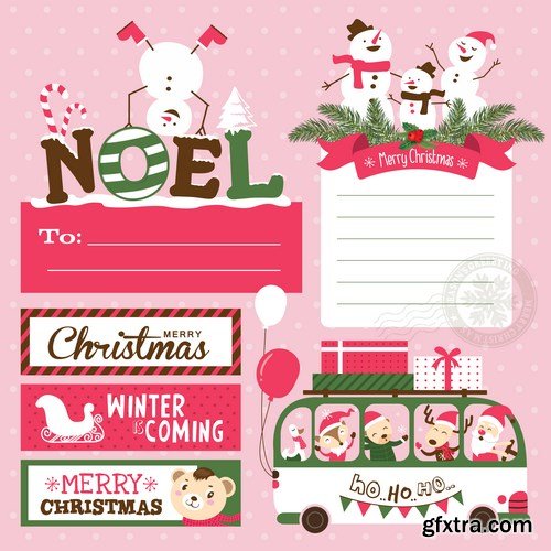 New Year 2017 & Christmas Design 2 - 25xEPS