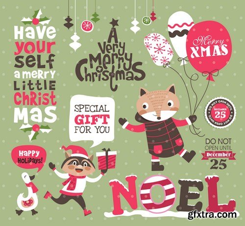 New Year 2017 & Christmas Design 2 - 25xEPS