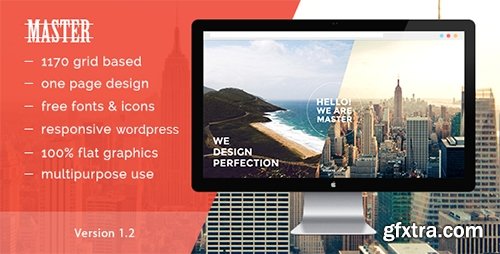 ThemeForest - Master v1.1 - One Page HTML 5 Portfolio Template - 10671506