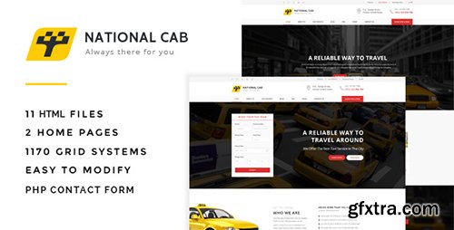 ThemeForest - TaxiCab v1.0 - Taxi Company HTML Template - 14144078