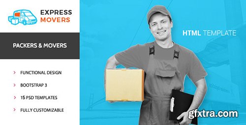 ThemeForest - Express Movers - Moving Company HTML Template (Update: 3 August 15) - 12118813