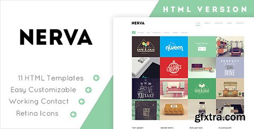 ThemeForest - Nerva - Minimal Design HTML Template (Update: 20 June 14) - 8003158