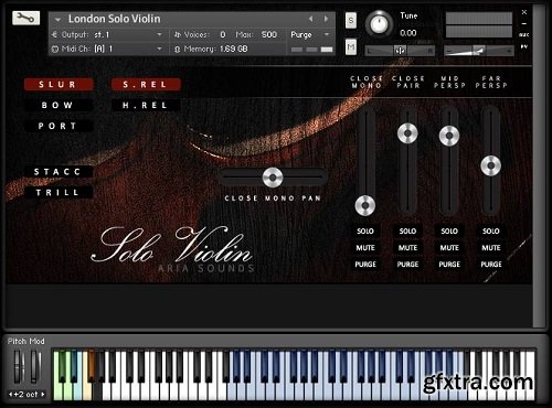 Aria Sounds LSS Solo Strings Solo Violin KONTAKT-FANTASTiC