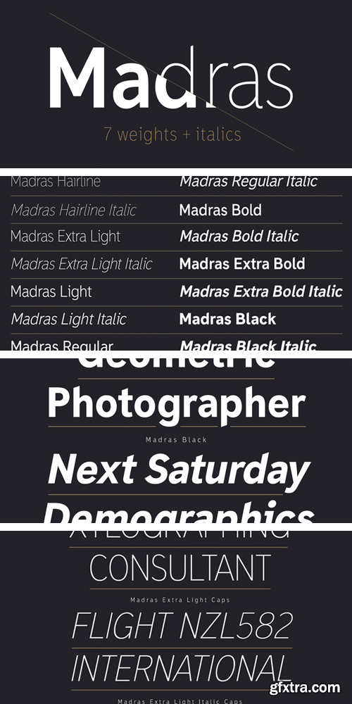 Madras Font Family