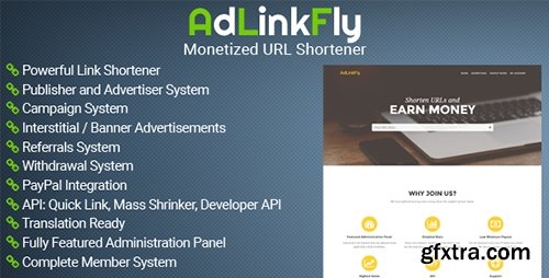 CodeCanyon - AdLinkFly v3.1.1 - Monetized URL Shortener - 16887109