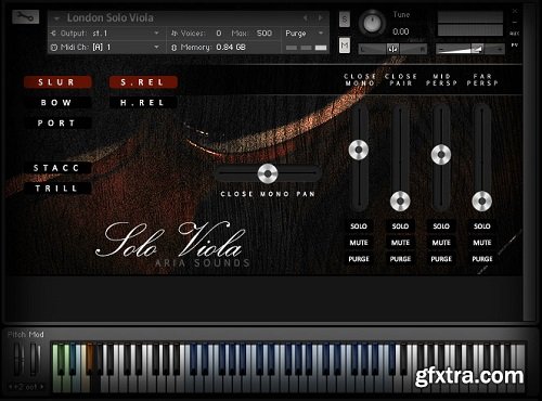 Aria Sounds LSS Solo Strings Solo Viola KONTAKT-FANTASTiC