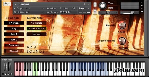 Aria Sounds Bansuri Flute KONTAKT-FANTASTiC