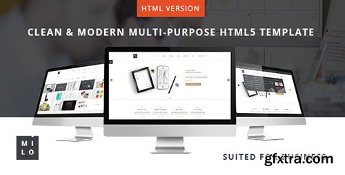 ThemeForest - Milo v1.4 - Clean & Modern Multi-Purpose HTML5 Template - 10877253