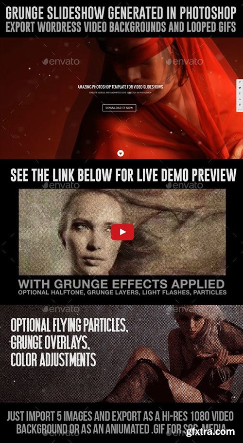 Graphicriver Video Slideshows, Website Backgrounds, animated Gifs in