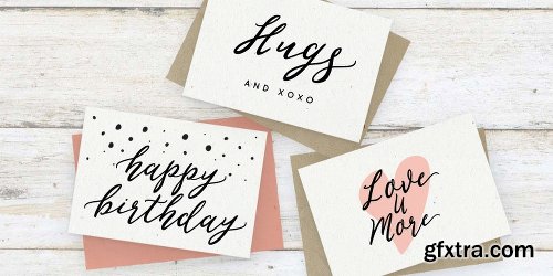 CreativeMarket Flirty font, February Love 965831