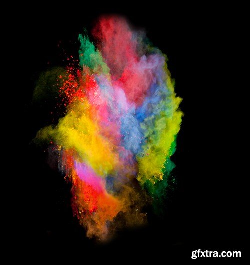 Explosion of Colored Powder - 20xUHQ JPEG