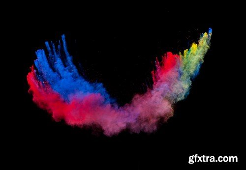 Explosion of Colored Powder - 20xUHQ JPEG