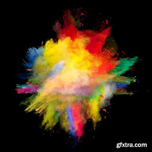 Explosion of Colored Powder - 20xUHQ JPEG