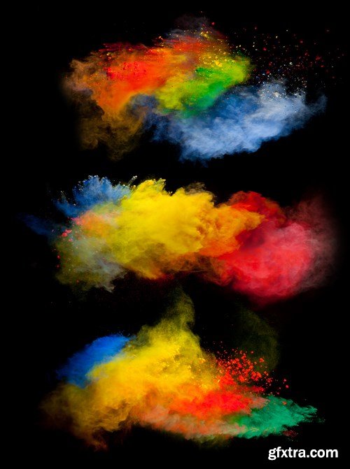 Explosion of Colored Powder - 20xUHQ JPEG