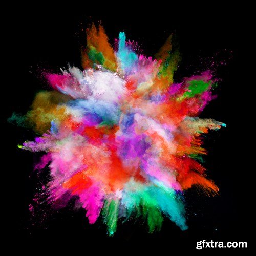 Explosion of Colored Powder - 20xUHQ JPEG