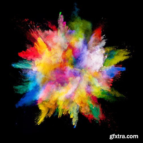 Explosion of Colored Powder - 20xUHQ JPEG