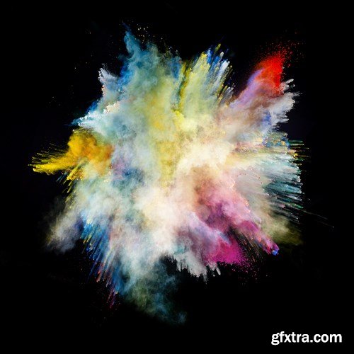 Explosion of Colored Powder - 20xUHQ JPEG