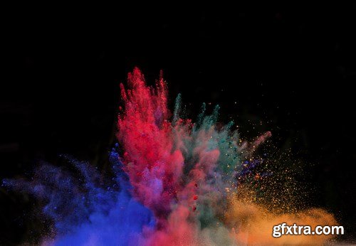 Explosion of Colored Powder - 20xUHQ JPEG