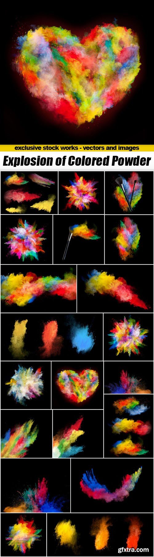 Explosion of Colored Powder - 20xUHQ JPEG