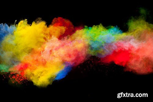 Explosion of Colored Powder - 20xUHQ JPEG