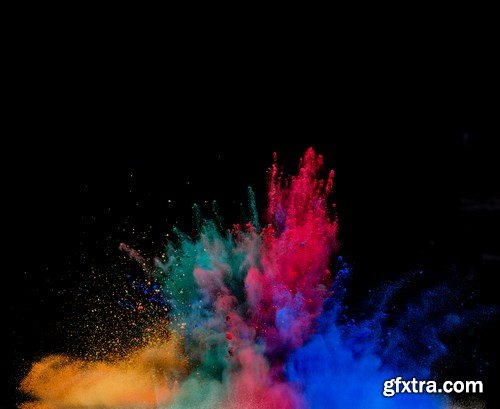 Explosion of Colored Powder - 20xUHQ JPEG