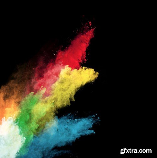 Explosion of Colored Powder - 20xUHQ JPEG