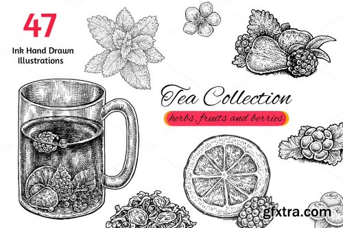 CreativeMarket Tea Collection 796446