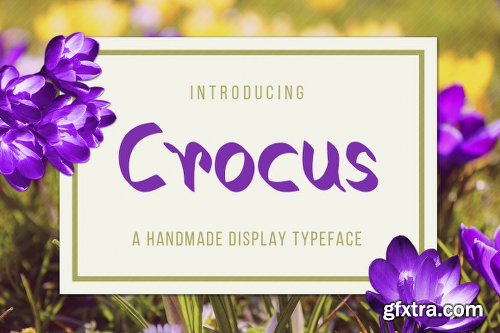 CreativeMarket Crocus Typeface 963050