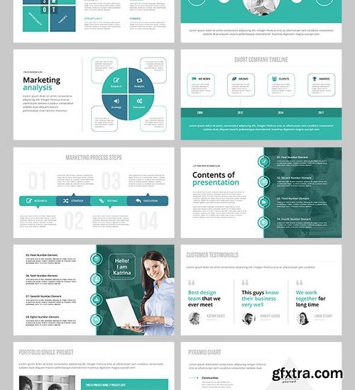 Graphicriver Boost Up – Business Powerpoint Template 18294005