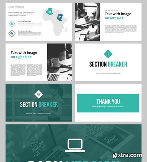 Graphicriver Boost Up – Business Powerpoint Template 18294005