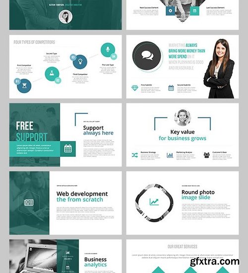 Graphicriver Boost Up – Business Powerpoint Template 18294005