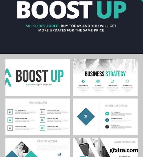 Graphicriver Boost Up – Business Powerpoint Template 18294005