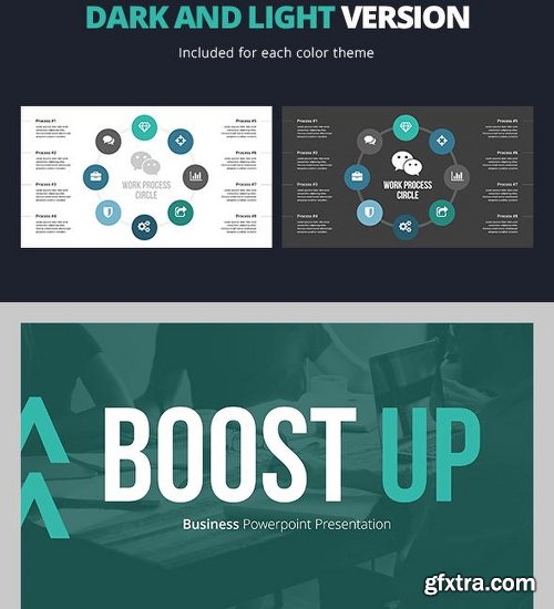 Graphicriver Boost Up – Business Powerpoint Template 18294005