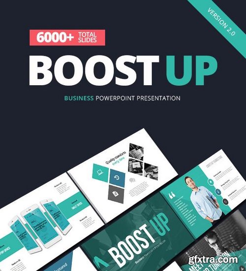 Graphicriver Boost Up – Business Powerpoint Template 18294005