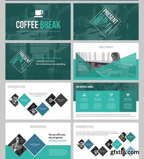 Graphicriver Boost Up – Business Powerpoint Template 18294005