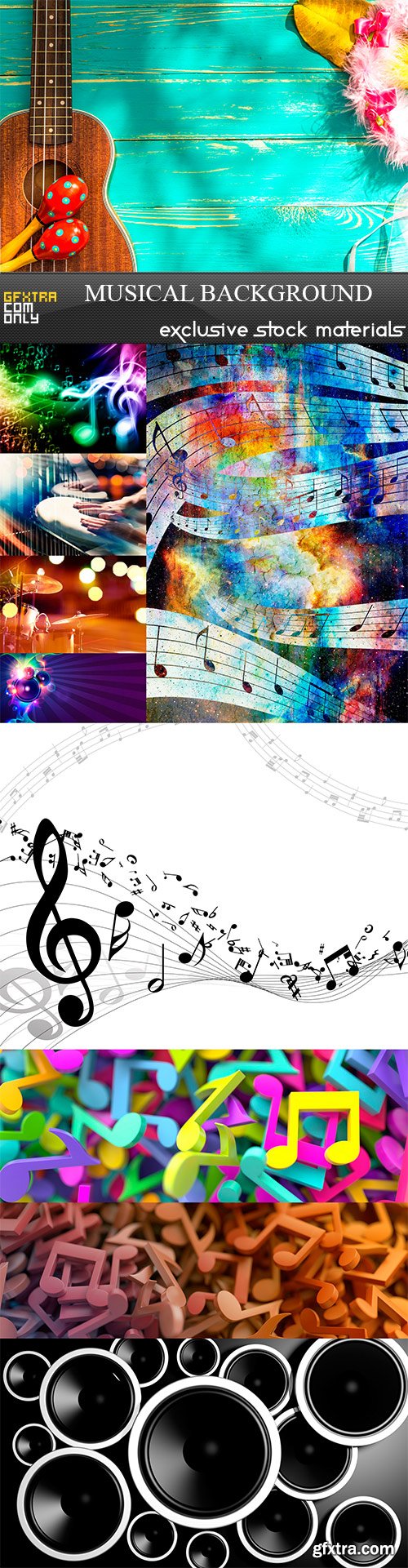 Musical background - 10 UHQ JPEG